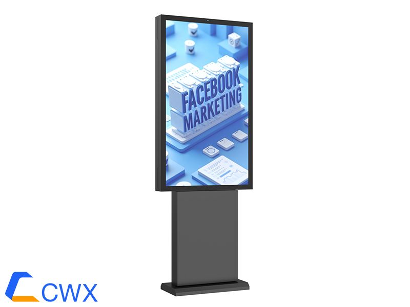 55′ Full-plane floor stand advertising machine