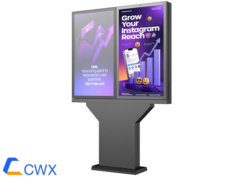 49 ′ 2-screen Full plane outdoor display advertising machine