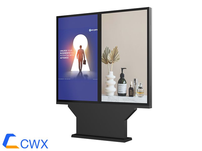 75 ′ 2-screen Full plane outdoor display advertising machine